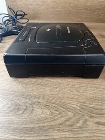 SEGA Saturn MK-80000A Black Console Complete With cables And 2 Controllers!