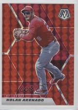 2021 Panini Mosaic Red Mosaic Prizm Nolan Arenado #34 no9