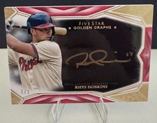 1/1 ‘19 Topps Five Star Golden Graphs Rhys Hoskins #GG-RH SuperFractor Phillies
