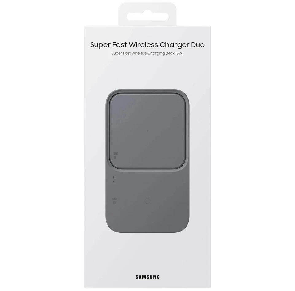 Caja Abierta Excelente: Samsung - 15W Duo Cargador Inalámbrico Rápido Pad con Cable Encendido... Foto 2 de 4