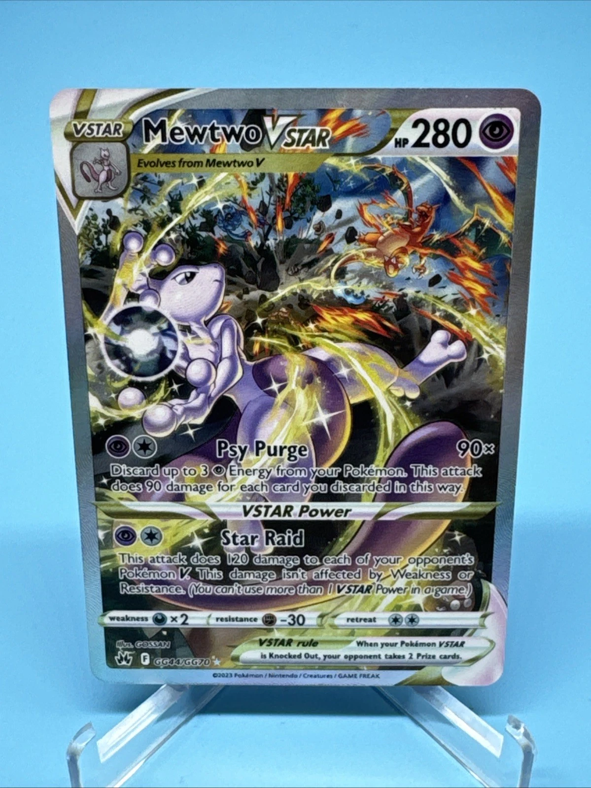 Mewtwo VSTAR GG44/GG70 SWSH: Crown Zenith: Galarian Gallery Holo