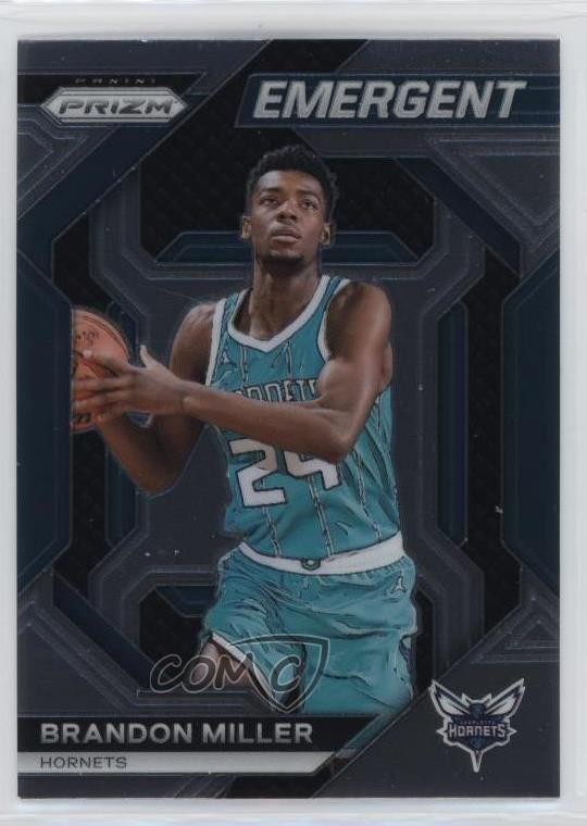 2023-24 Panini Prizm Emergent Brandon Miller #17 0ms5
