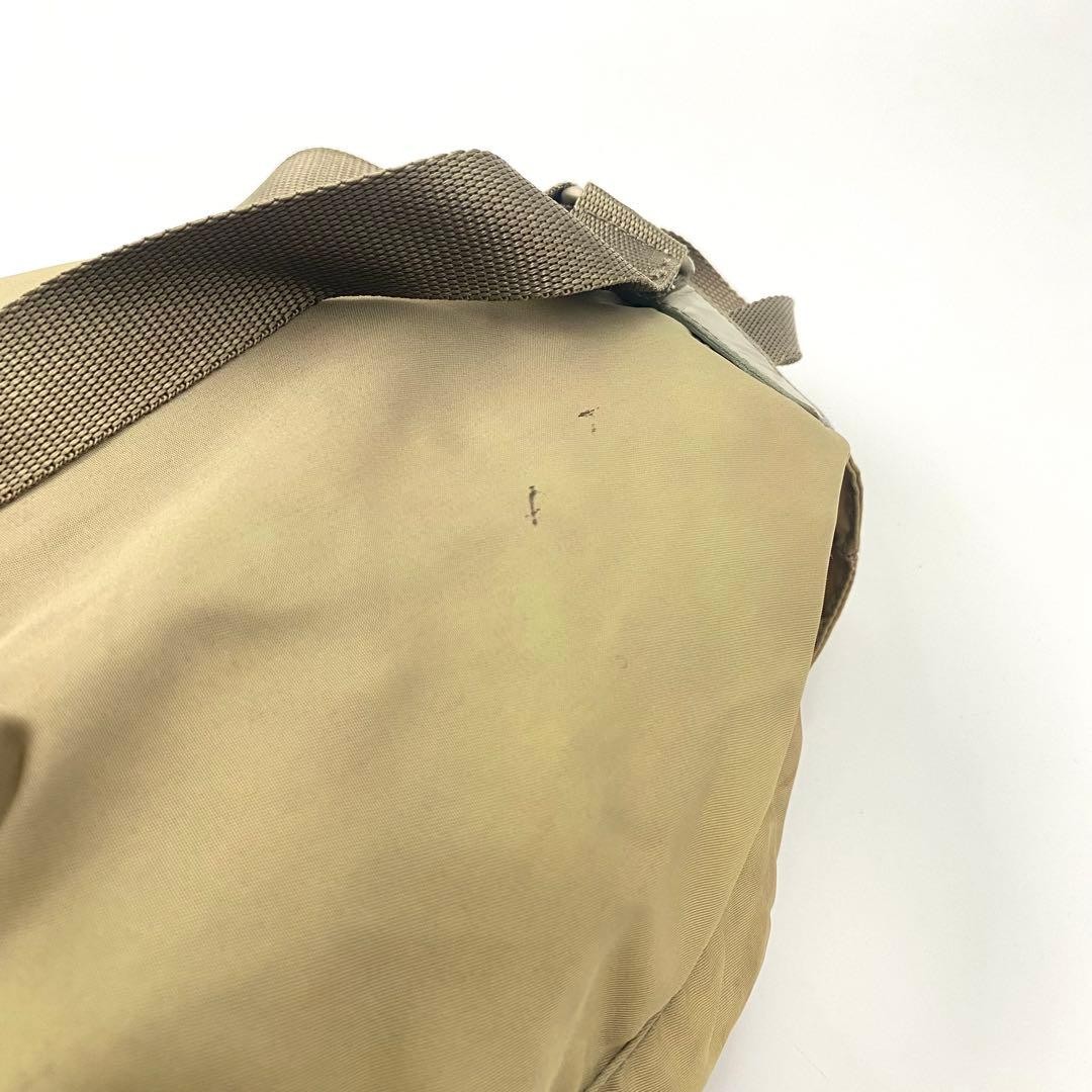 Prada Nylon Backpack Triangular Logo Khaki Men Wo… - image 16