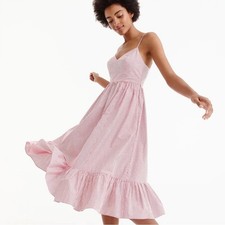 J.crew Drapey Spaghetti-Strap Dress size 8