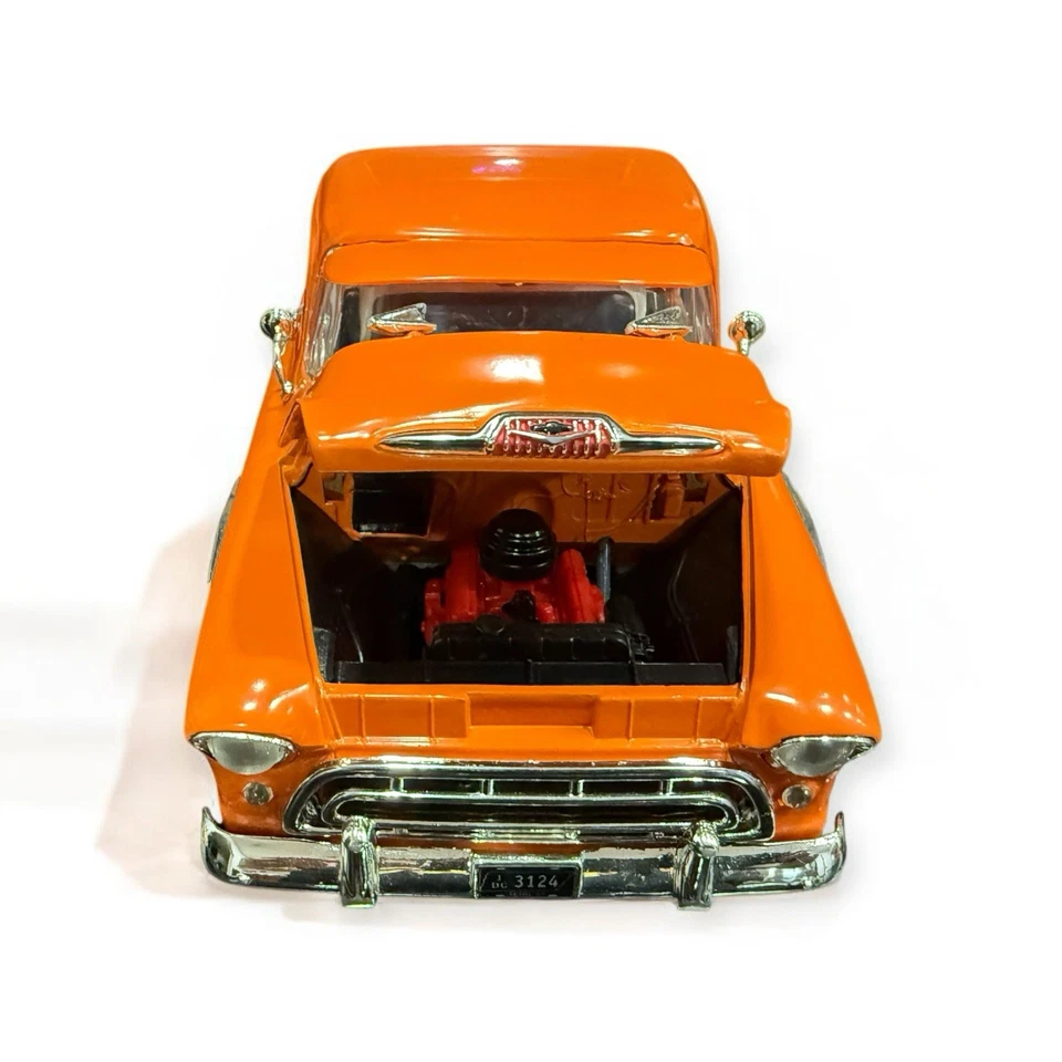 1/18  1957 Chevrolet Pick-Up (orange variant) - Ertl  American Muscle - Image 3 of 4