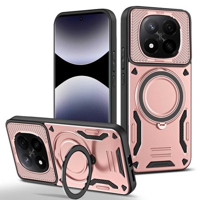Für Redmi Note 15 14 Xiaomi 15T 14T MagSafe Outdoor Schutzhülle 360 Ring Ständer