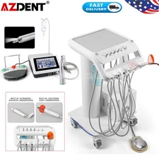 Portable Dental Delivery Unit Cart Air Compressor Suction /Implant Motor System