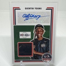 2022 Panini USA Stars & Stripes Quentin Young Auto Relic /399 Minnesota Twins