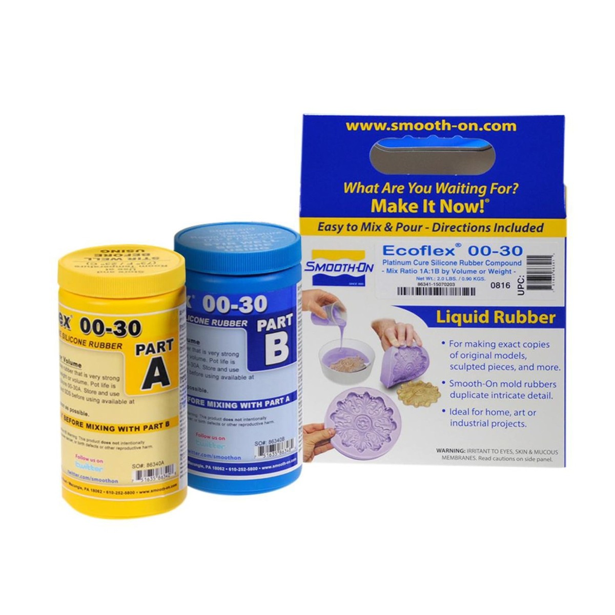 Smooth-On Ecoflex 00-30 Super Soft Silicone Rubber (Pint Unit) | eBay