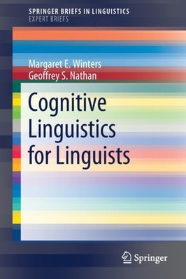 Winters - Cognitive Linguistics for Linguists - New paperback or softb - X555z