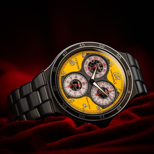 F.P. Journe Centigraphe LineSport CTS2 Titanium Yellow Dial 44mm Complete Set