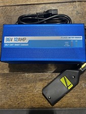 NEW 36 Volt Golf Cart Battery Charger for EZGO TXT Lead-Acid ,12Amp Smart Green