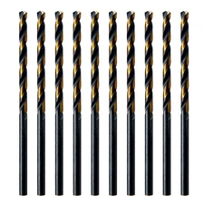 1/64" 10pcs Identical Jobber Length Drills HSS M2 Twist Drill Bits Fully Grou...
