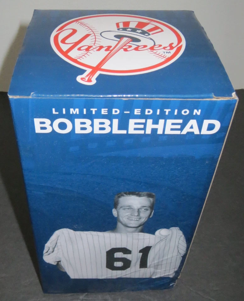 Roger Maris NY Yankees Bobblehead 61 Home Run Aaron Judge 20/08 2023 CAJA DAÑADA Foto 4 de 4