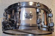 TAMA Warlord Spartan - Acciaio inossidabile 14x6" - con custodia originale - Raro