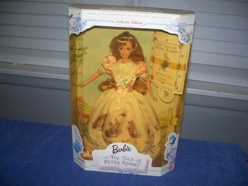 Vintage 1997 Barbie The Tale of Peter Rabbit Doll 1st in Collection by Mattel