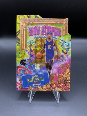 2024-25 Topps Finest Jimmy Butler III Show Stoppers Serial #S-9 /50 Warriors NBA