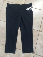 89th & Madison Women's Comfort Waist size 2XL Stretch Pull On Pant Black NWT