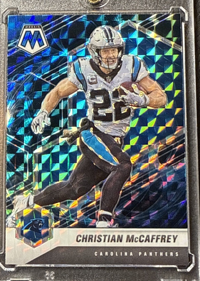 2021 Panini Mosaic Genesis Prizm Christian McCaffrey #36 (SSP) 🔥🔥