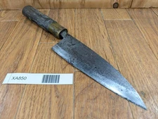 DAMAGED Japanese Chef's Kitchen Knife DEBA Vintage ARITSUGU JP 150/288mm XA850