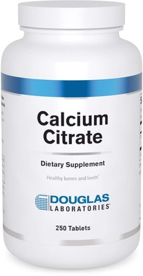 Douglas Laboratories Calcium Citrate | Elemental 250 Count (Pack of 1)