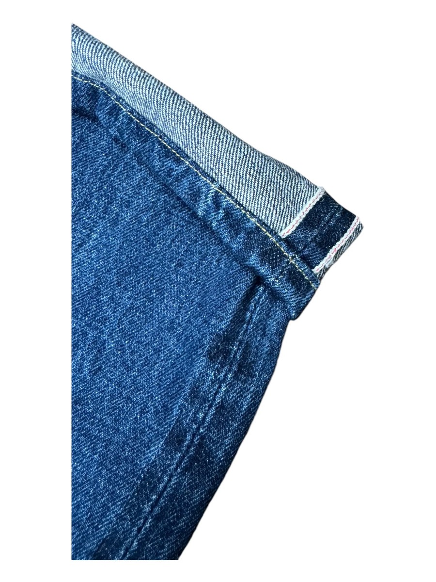 Levis 90s 702 XX Big E Selvedge Denim Jeans W31 Japan Blue 140th