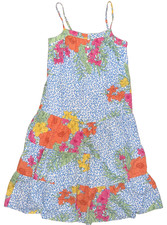 THML Emma Floral Tiered Dress Woman's Small Cute