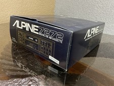 Alpine 7272 Vintage Digital Amfm Cassette Stereo New Old Stock