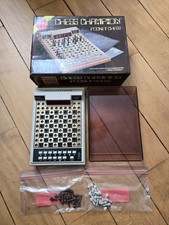 Chess Champion Pocket Schachcomputer Schachspiel 1980er Jahre Vintage Lesen!