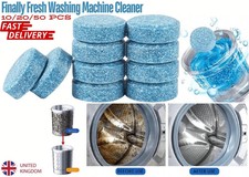 10/20/50Pcs Finally Fresh Washing Machine Cleaner White Count Powder Tablets