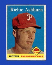 1958 Topps Set-Break #230 Richie Ashburn VG-VGEX *GMCARDS*