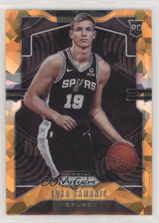 2019-20 Panini Prizm Rookie Orange Ice Prizm Luka Samanic Luka Šamanić #265 ux1