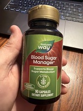 Nature's Way Blood Sugar Manager Herb Metabolism Blend Gymnema/Cinnamon 90 caps