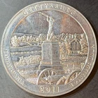 2011 Gettysburg 5oz. .999 Fine Silver
