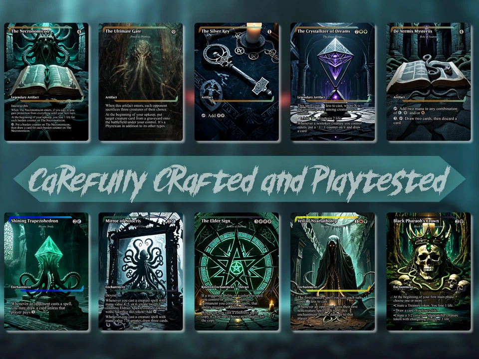 Cthulhu Themed Eldrazi Commander MTG Alt-Art Deck. Ready to Play! - Image 4 of 4