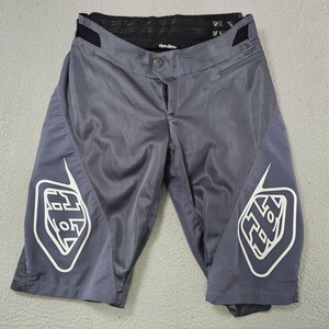 Troy Lee Designs Sprint Cycling Shorts Mens 32 Gray MTB Adjustable Waist Trail