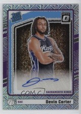 2024 Donruss Optic Rated Rookie Signatures Choice Prizm Devin Carter Auto 0j99