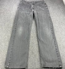 Vintage Levi  s Jeans 505 Men  s 38x34 Black Regular Fit Straight Leg USA Wear