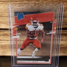 2020 Panini Chronicles Clearly Rated Rookie Clyde Edwards-Helaire #RR-CEH Chiefs