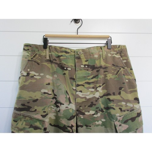 Propper Mens Camouflage Ripstop Cargo Pants size L Green Military Hunting Army - Picture 8 of 15