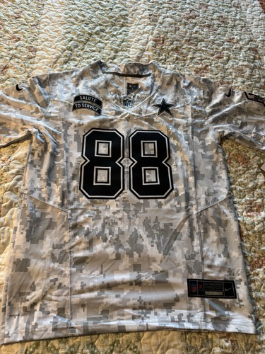CeeDee Lamb Dallas Cowboys Arctic Camo Salute To Service Stitched Jersey Size L