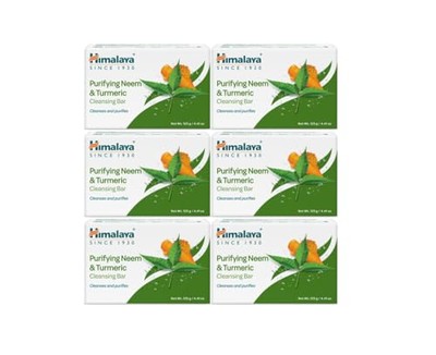 Himalaya Purifying Neem & Turmeric Cleansing Bar For Clean And Healthy