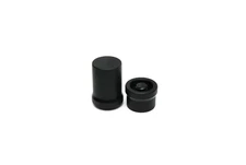 Uniloc Pool Cue Stick Joint Protectors Set Male & Female Plastic - Black