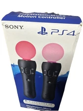 Sony PlayStation 4 PS4 PS VR 2x Move Motion Controller Boxed