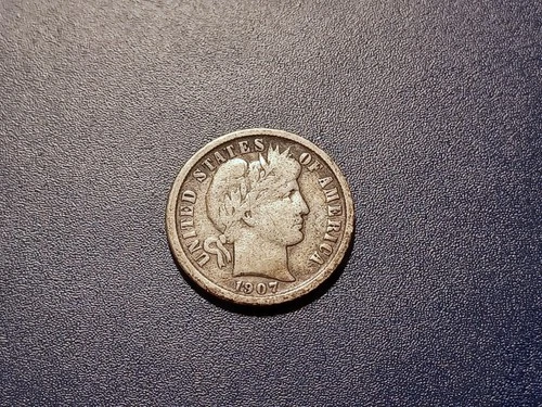 VG 1907-O Barber Dime