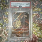 Pokémon PSA 10 Team Rocket's Meowth Sv10 203/182 Illustration Rare Holo