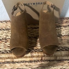 Lucky Brand Brown Mules