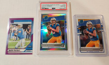 2020 Justin Herbert Donruss Optic Silver Holo PSA10!! Optic base RC & Clear/75