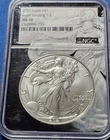 2021 $1 AMERICAN SILVER EAGLE NGC MS70 WALKING LIBERTY CORE HOLDER TYPE 2