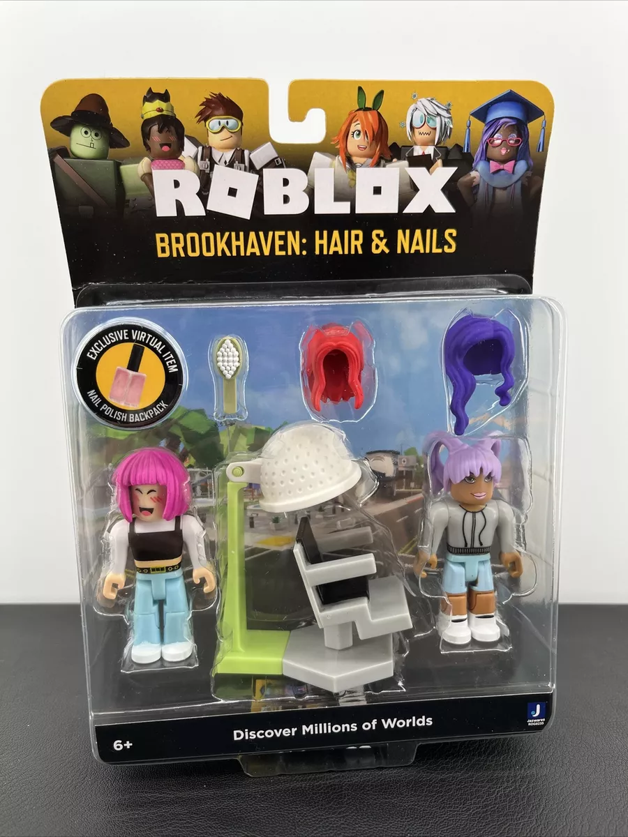 Roblox Action Figures Game Pack Brookhaven: Hair & Nails – Amuzzi